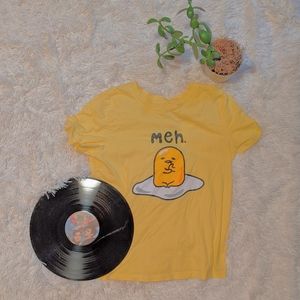 gudetama the lazy egg "meh" tee 🍳
